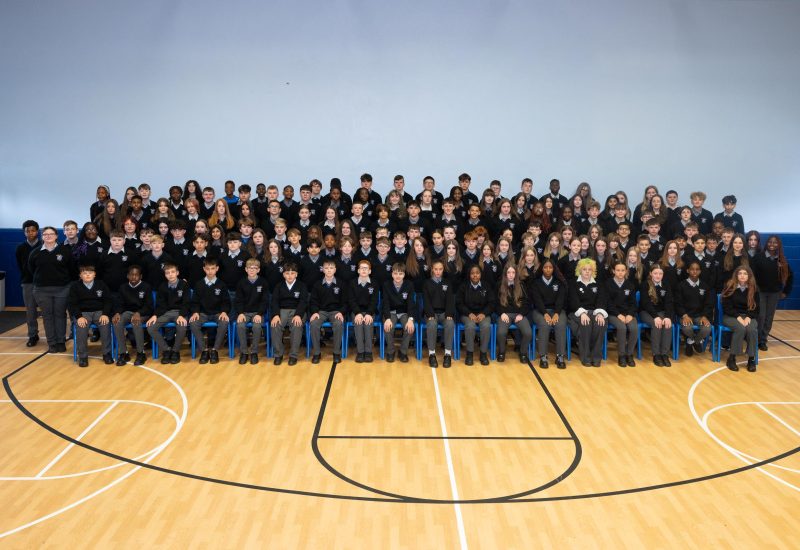 Mulroy first years students 2026. .  Photo - Clive Wasson